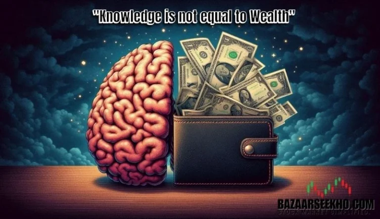Knowledge doesn’t guarantee wealth