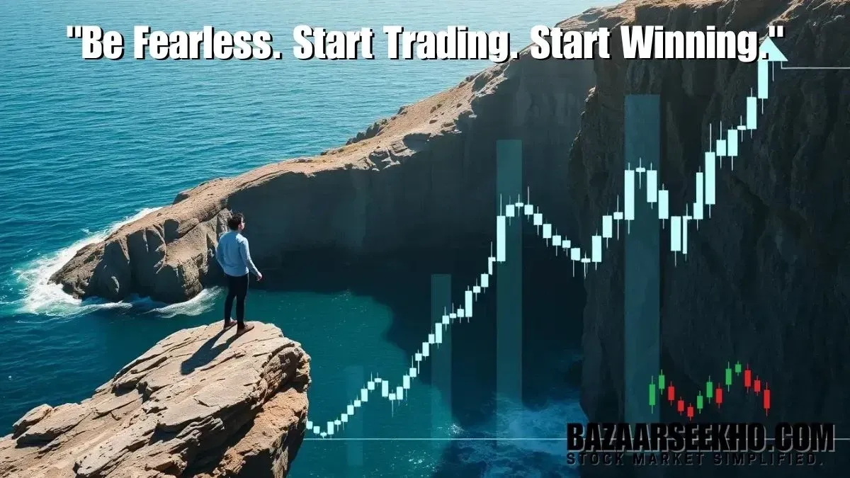 Trader preparing to take the first leap
